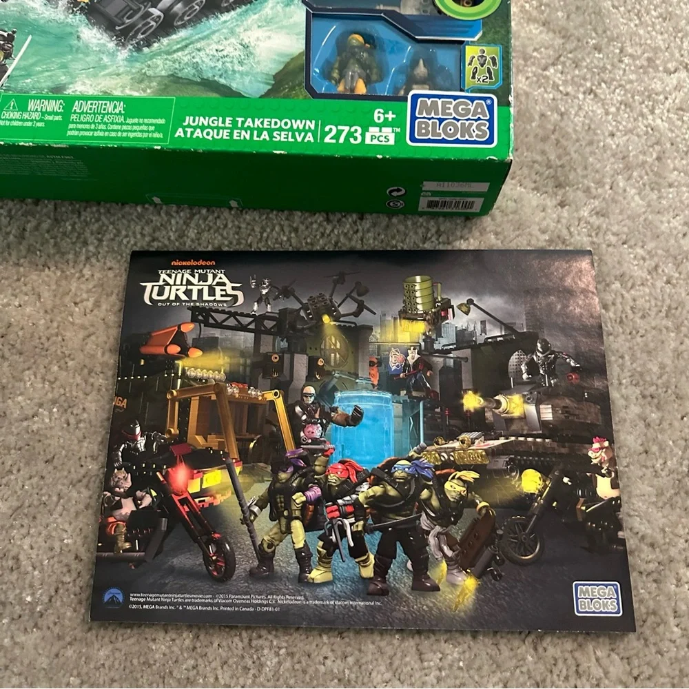 Mega Bloks TMNT Ninja Turtles 2015 Jungle Takedown (Out of the Shadows) Set NEW